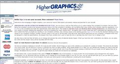 Desktop Screenshot of highergraphics.com