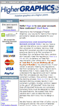 Mobile Screenshot of highergraphics.com